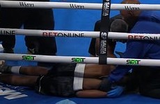 Американский боксер упал в обморок между раундами - «Бокс и ММА»