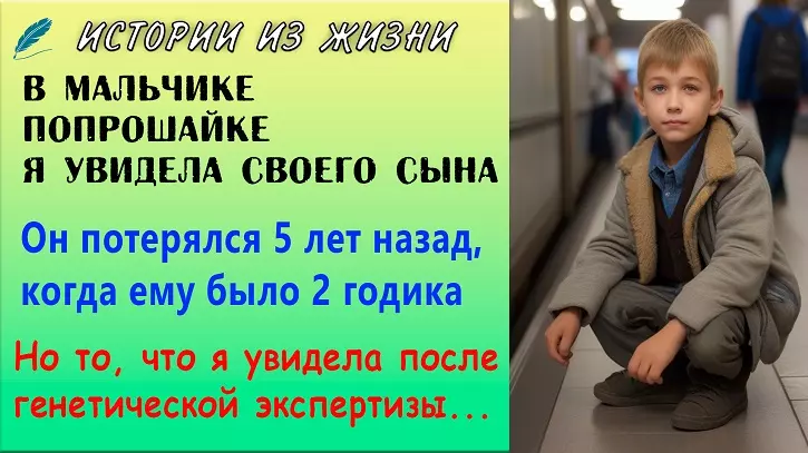 В мальчике попрошайке я увидела своего потерянного сына